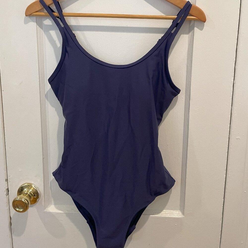 NWOT Modibodi Navy Period-proof Swimwear, S